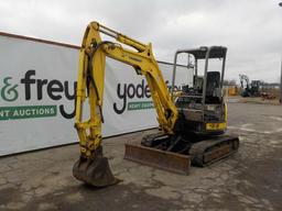 2011 Yanmar VI035 Excavator, Rubber Tracks, ROPS, Auxillary Hydraulics c/w