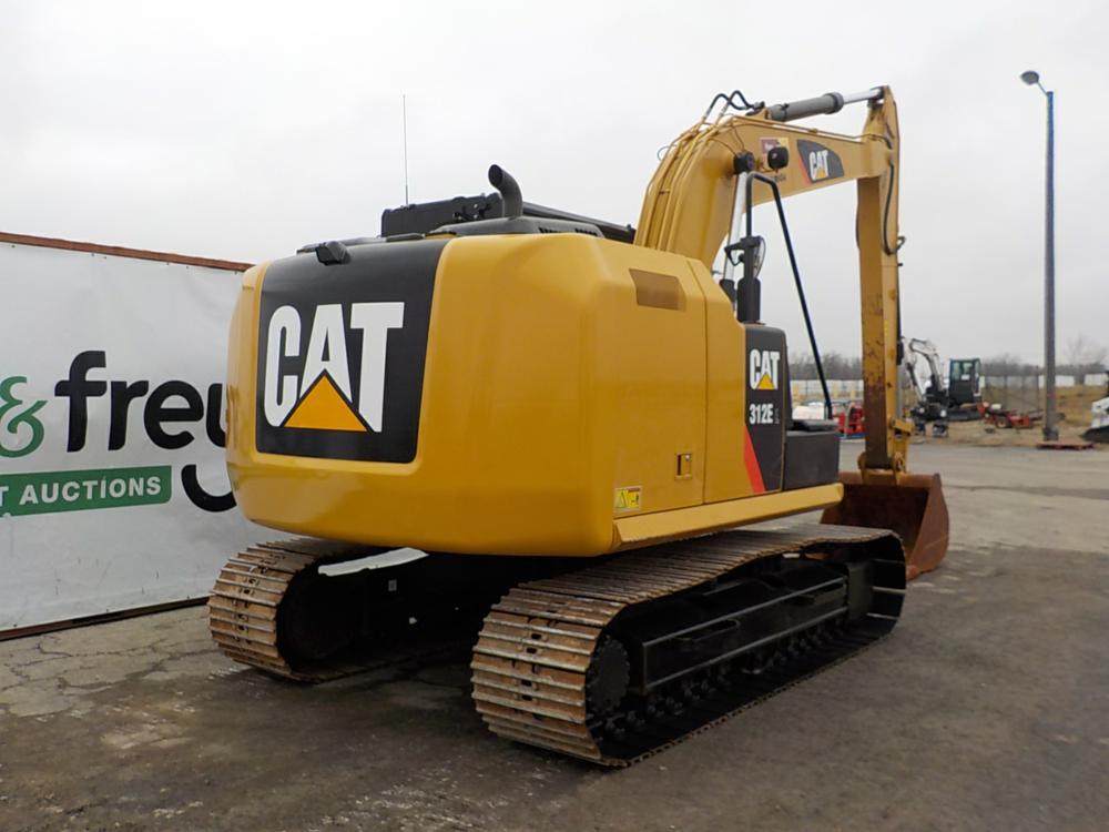 2015 CAT 312EL Excavator, 24" Pads c/w 42" GP Digging Bucket, A/C (1,452 Ho