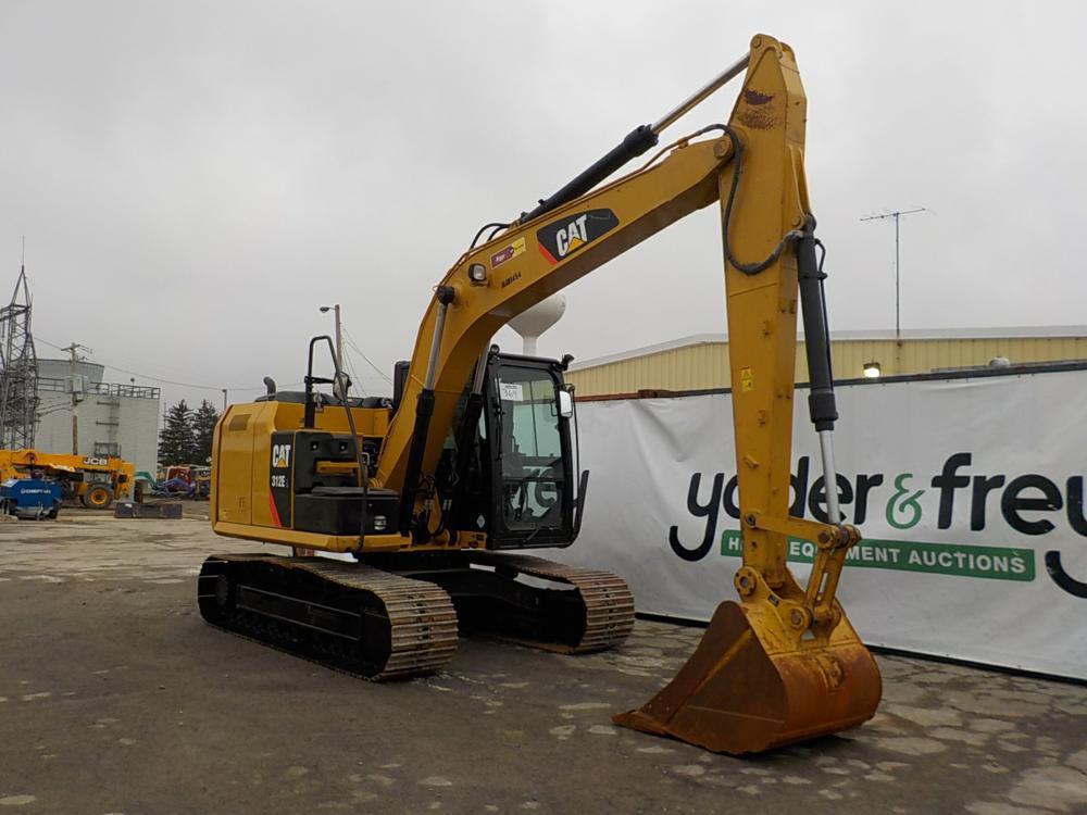 2015 CAT 312EL Excavator, 24" Pads c/w 42" GP Digging Bucket, A/C (1,452 Ho