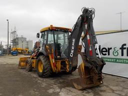 2014 John Deere 310SK Backhoe Loader, 4WD, EROPS, Quick Attach c/w Extendah