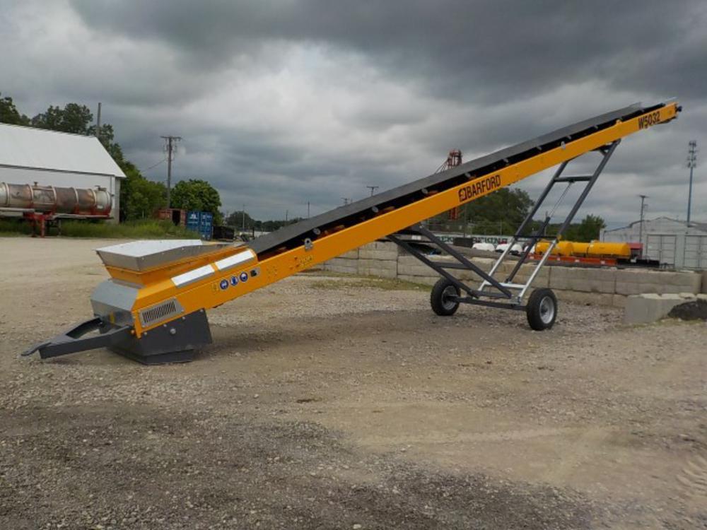 2020 Barford W5032 Wheeled Stockpile Conveyor 50ft x 32" Electric, Highway