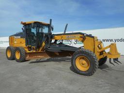 2016 John Deere 670G Motor Grader c/w Low Cab, A/C, 14' Blade, 17.50 Tires,