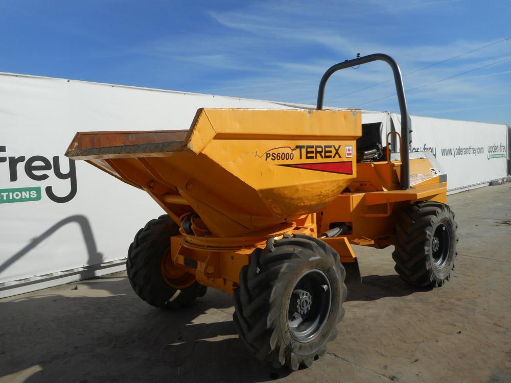 2007 Terex 6 Ton Swivel Skip Dumper c/w Roll Bar