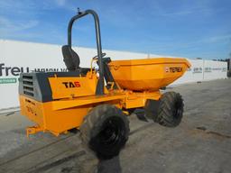 2008 Terex 6 Ton Swivel Skip Dumper c/w Roll Bar