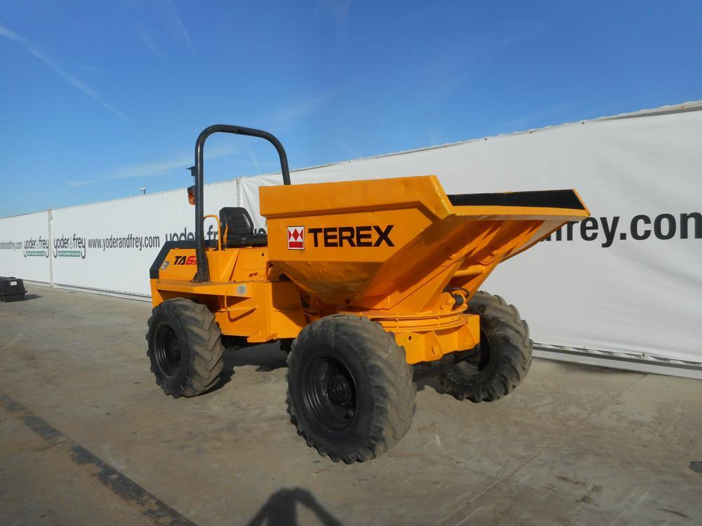 2007 Terex 6 Ton Swivel Skip Dumper c/w Roll Bar