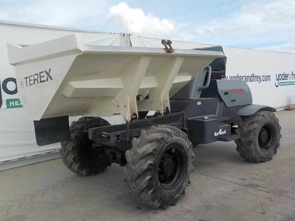 2007 Terex PT7 AWS 7 Ton Dumper c/w Roll Bar