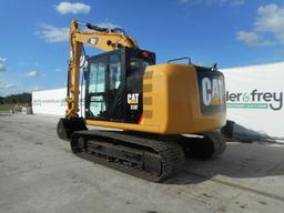 2017 CAT 313F Hydraulic Excavator, 28" Pads, CV, QH, Piped c/w Reverse Came