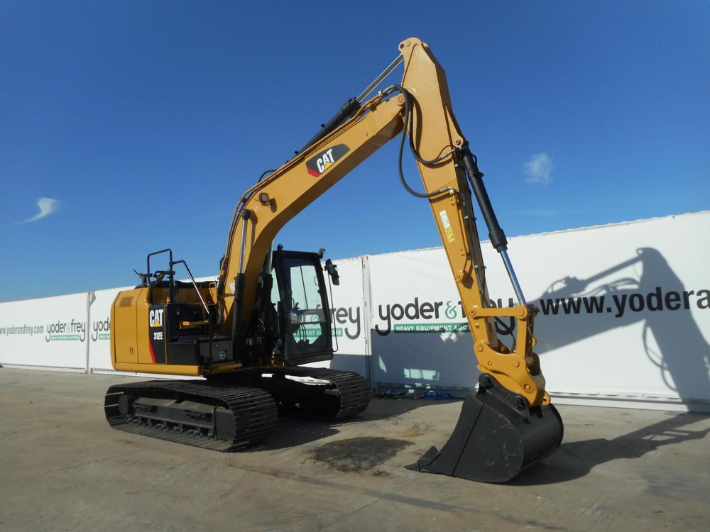 2015 CAT 312E Hydraulic Excavator, 28" Pads, CV, QH, Piped c/w Reverse Came