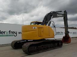 2012 John Deere 225D LC Hydraulic Excavator, 32" Pads (5,523 Hours)