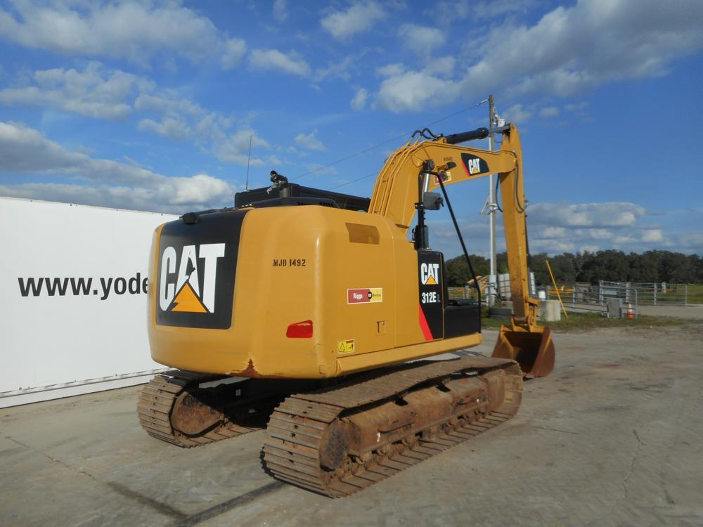 2016 CAT 312E Hydraulic Excavator, 24" Pads, VG, CV, QH, Piped, Aux. Piping