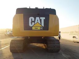 2016 CAT 349FL Hydraulic Excavator, 34" Pads,  Piped c/w Reverse Camera, A/
