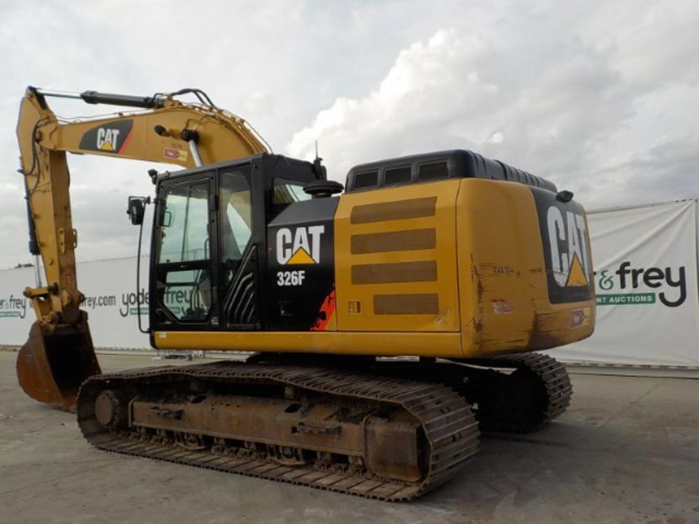 2015 CAT 326F Hydraulic Excavator, 28" Pads, CV, Piped c/w Reverse Camara,