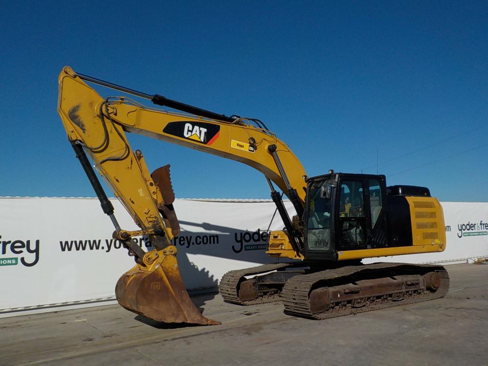 2015 CAT 326F Hydraulic Excavator, 28" Pads, CV, Piped **Warranty available