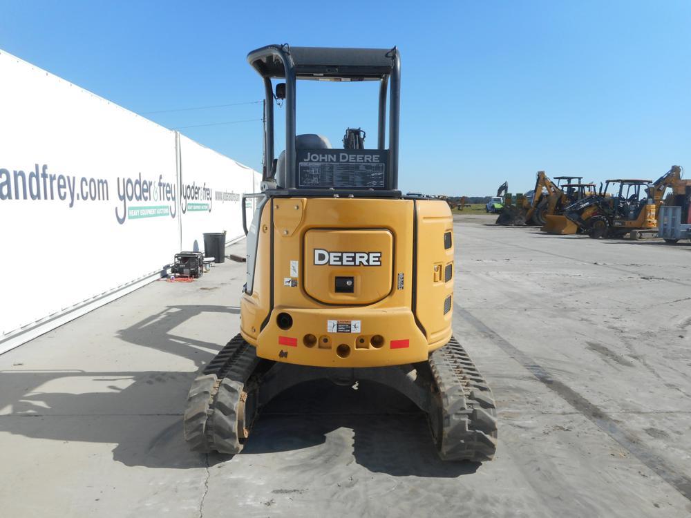 2016 John Deere 35G Mini Excavator, Rubber Tracks, OROPS, Pilot Controls, M