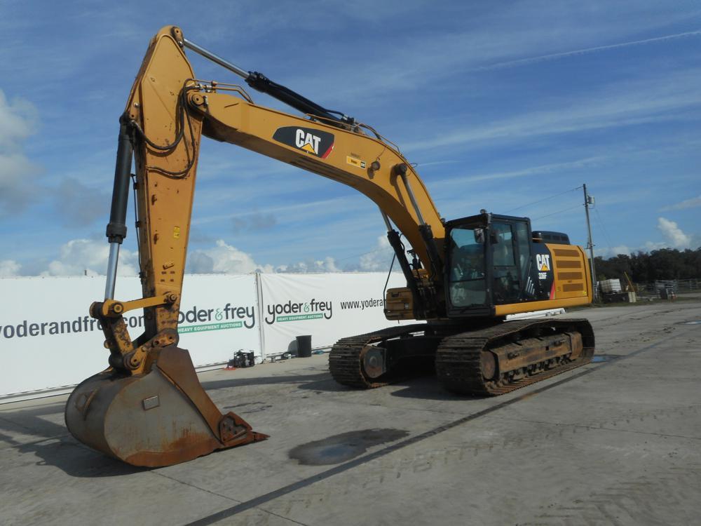 2015 CAT 336FL Hydraulic Excavator, 34'' Pads, Piped, CV, A/C (7,025 Hours)