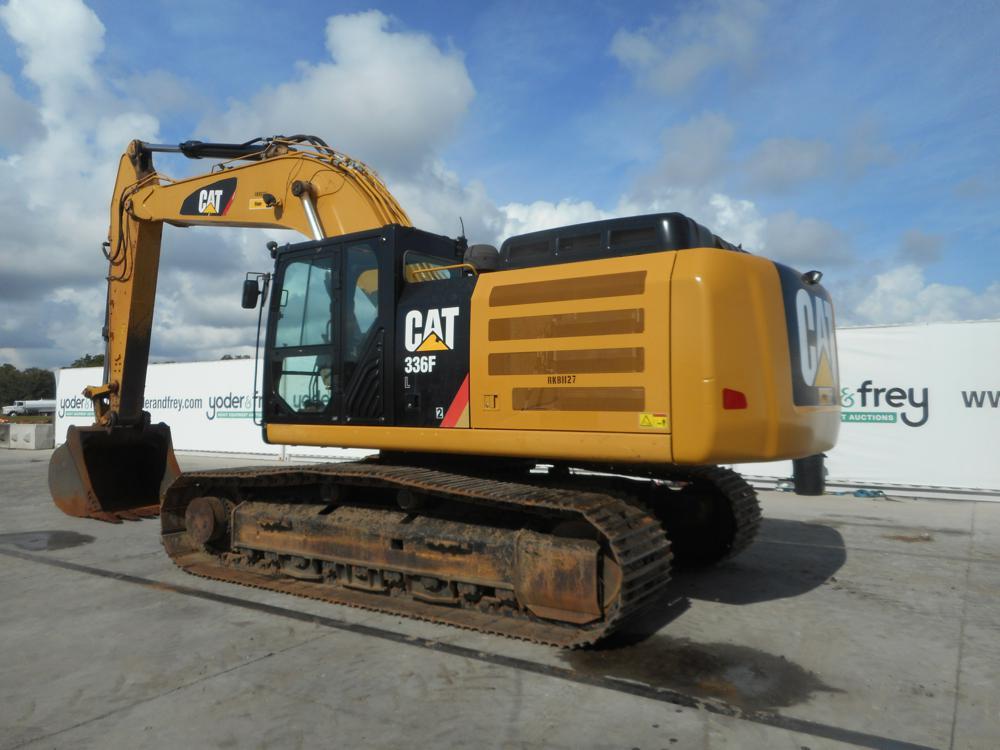 2015 CAT 336FL Hydraulic Excavator, 34'' Pads, Piped, CV, A/C (7,025 Hours)