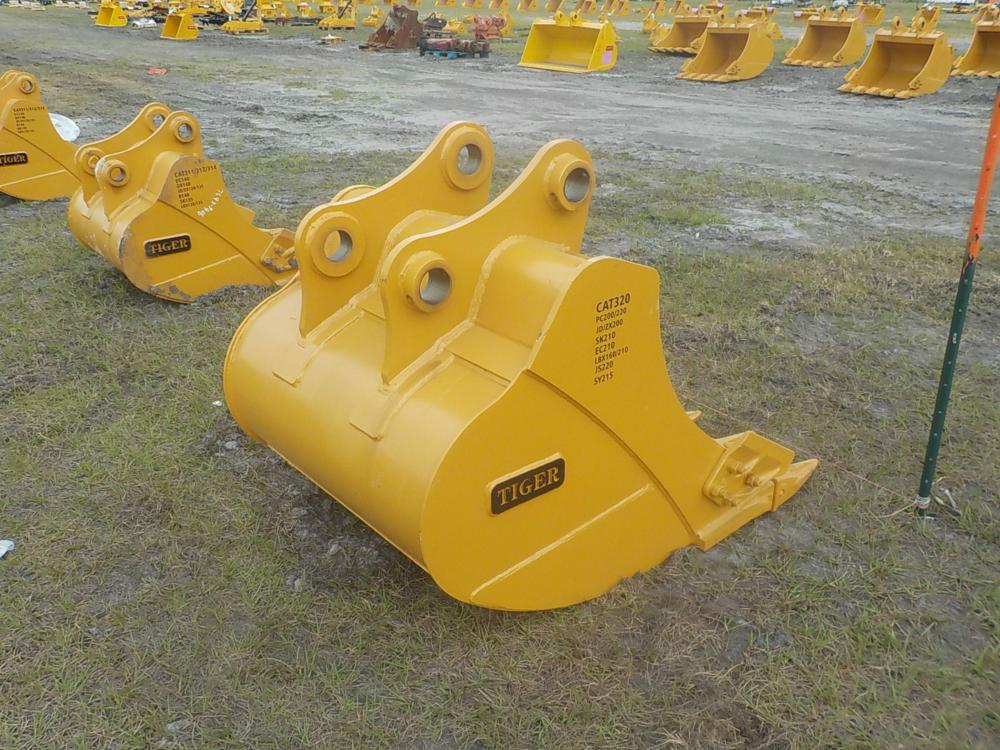 Tiger  42" Bucket, 80mm Pins to suit 20 Ton Excavator c/w Side Cutters, Rei