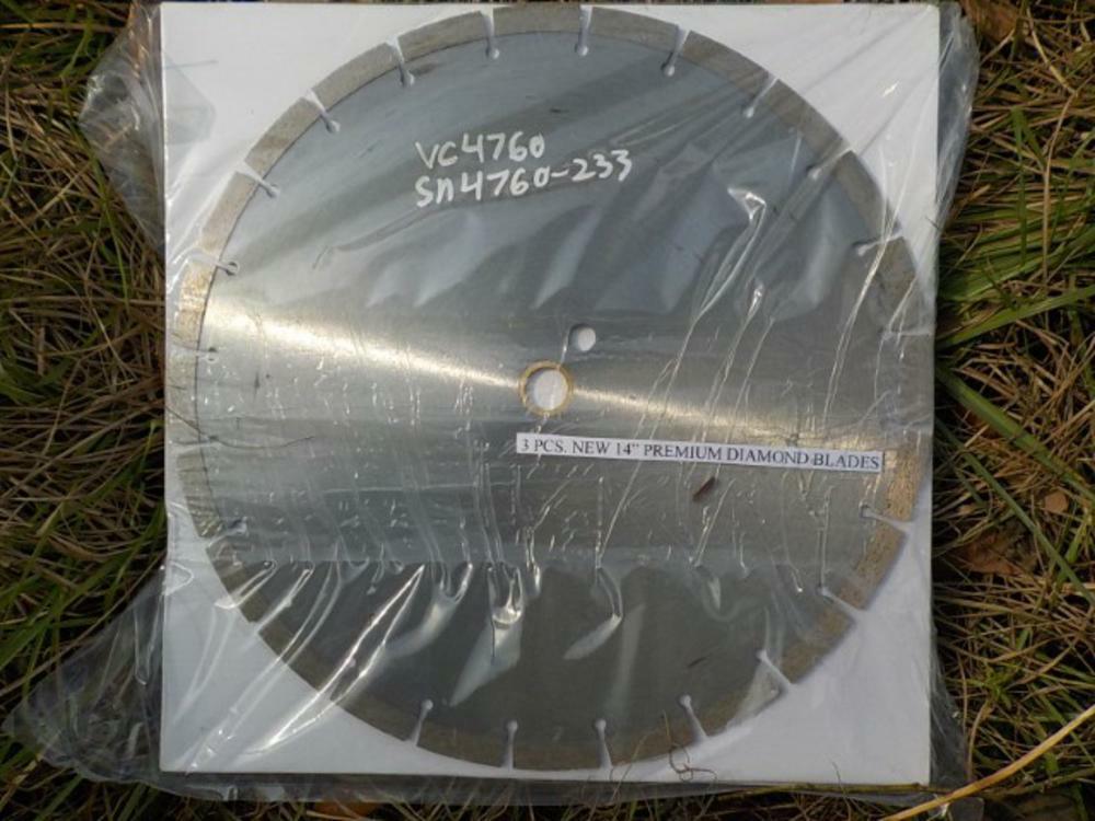 14" Premium Diamond Blades, 3 Pieces