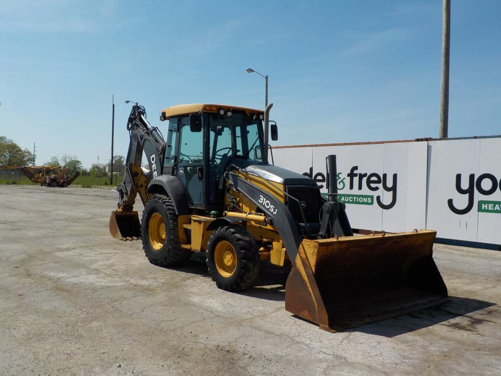 2010 John Deere 310SJ 4x4 Backhoe Loader c/w Cab, QC, GP Bucket, Digging Bu