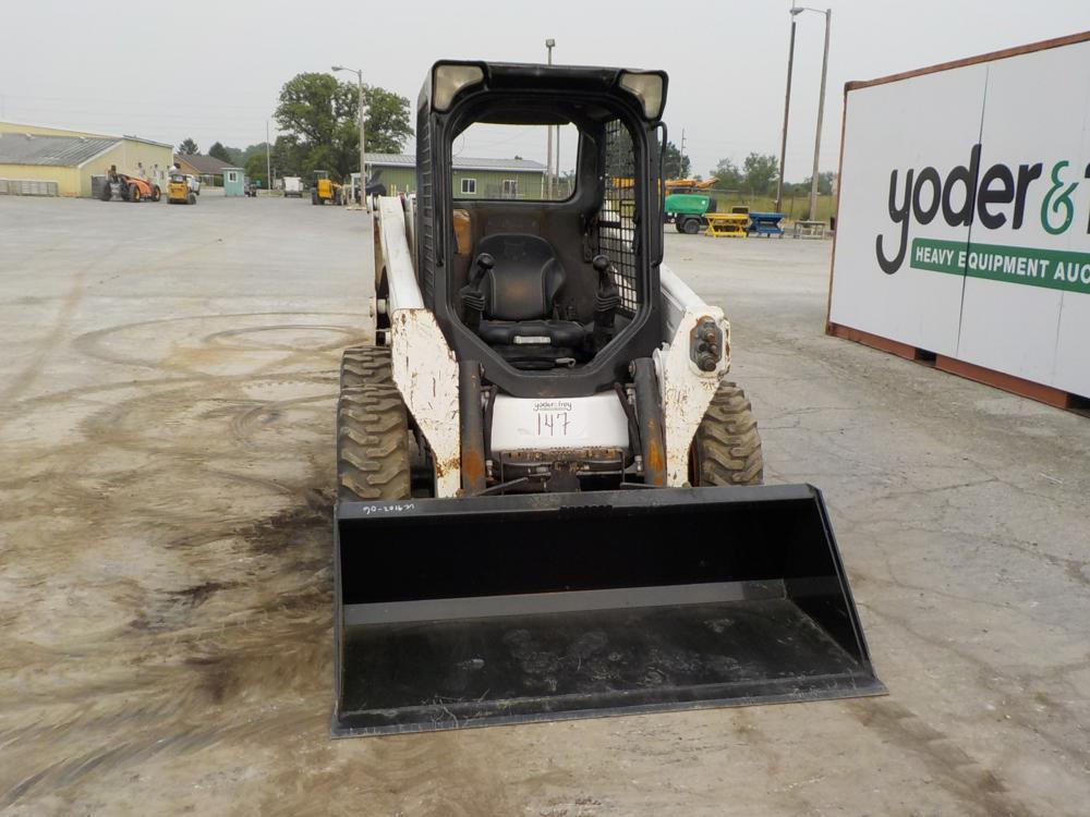 2016 Bobcat S550 Skidsteer Loader c/w OROPS, Aux Hydraulics, Hand/Foot Cont