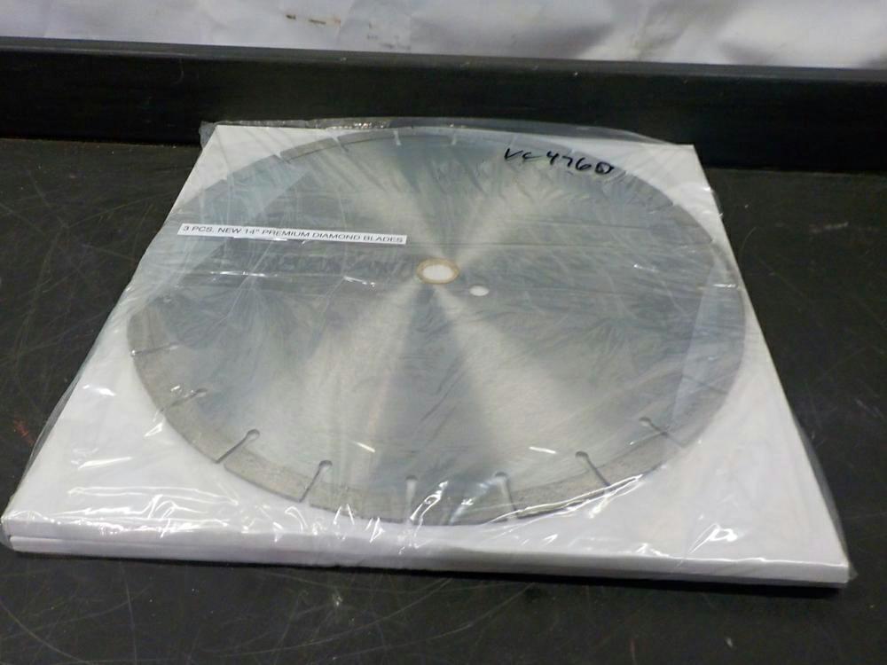 Premium Diamond Blades 14" (3 of) - Unused