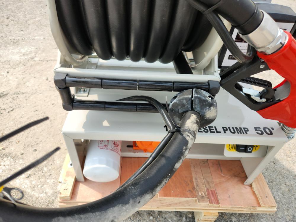 Diesel Fuel Reel 50'  Metered c/w HD 12V Pump - Unused