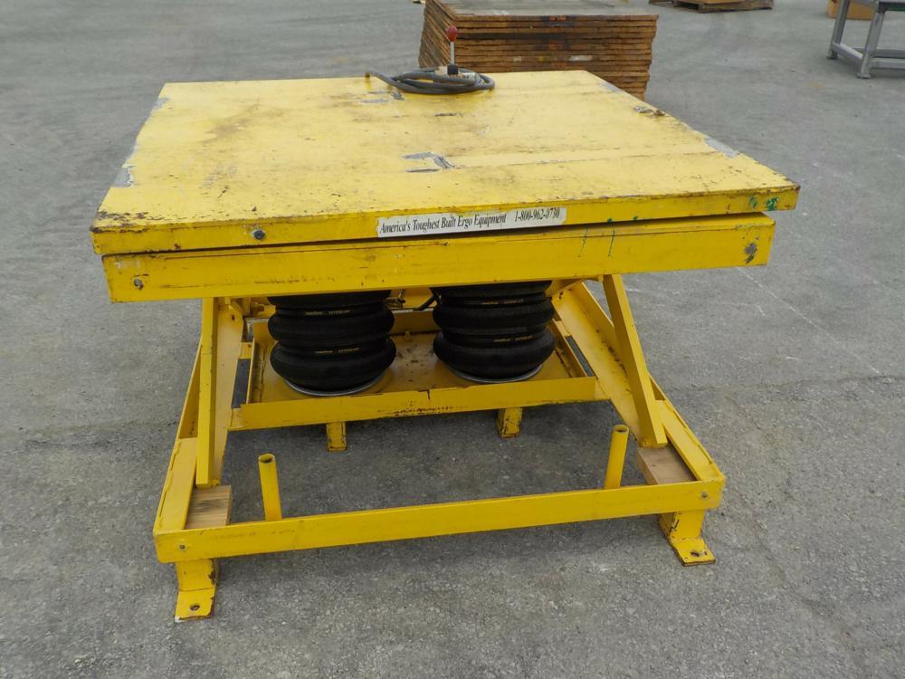 4000 lb Air Lift Table 48" x 48"