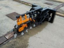 2023 Mower King ECSSCT72 74" Trencher to suit a Skidsteer - Unused