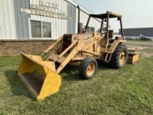 Case 480LL Landscape Tractor, OROPS, Loader, Bucket, Box Blade
