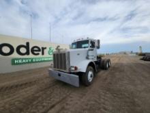 1995 Peterbuilt 357 6 x 4, Truck Tractor, Day Cab, White, CAT 3406B Engine,