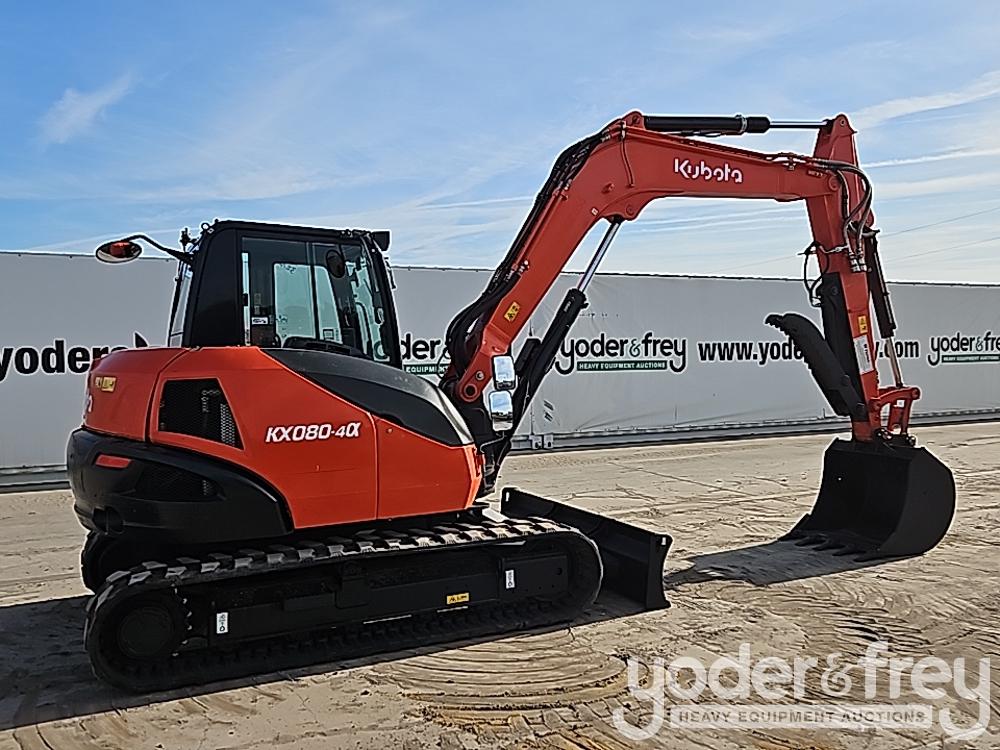 2018 Kubota KX080-4A