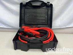 Unused 1 Gauge 25' Heavy Duty Booster Cable c/w Carry Case