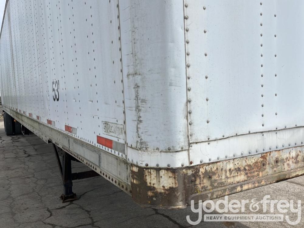 1996 Stoughton 53' x 102'" Dry Van Swing Door Trailer, 70,000lb GVWR