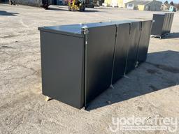 Unused 10' HD Work Bench c/w Tool Box, 5 Drawers, 2 Cabinets