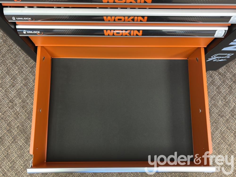 Unused Wokin 6 Drawer Rolling Tool Chest (163 pcs)