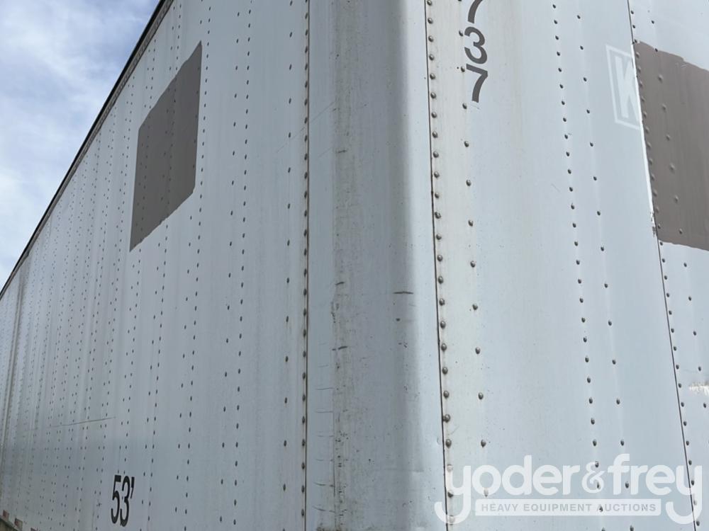 1996 Stoughton 53' x 102'" Dry Van Swing Door Trailer, 70,000lb GVWR