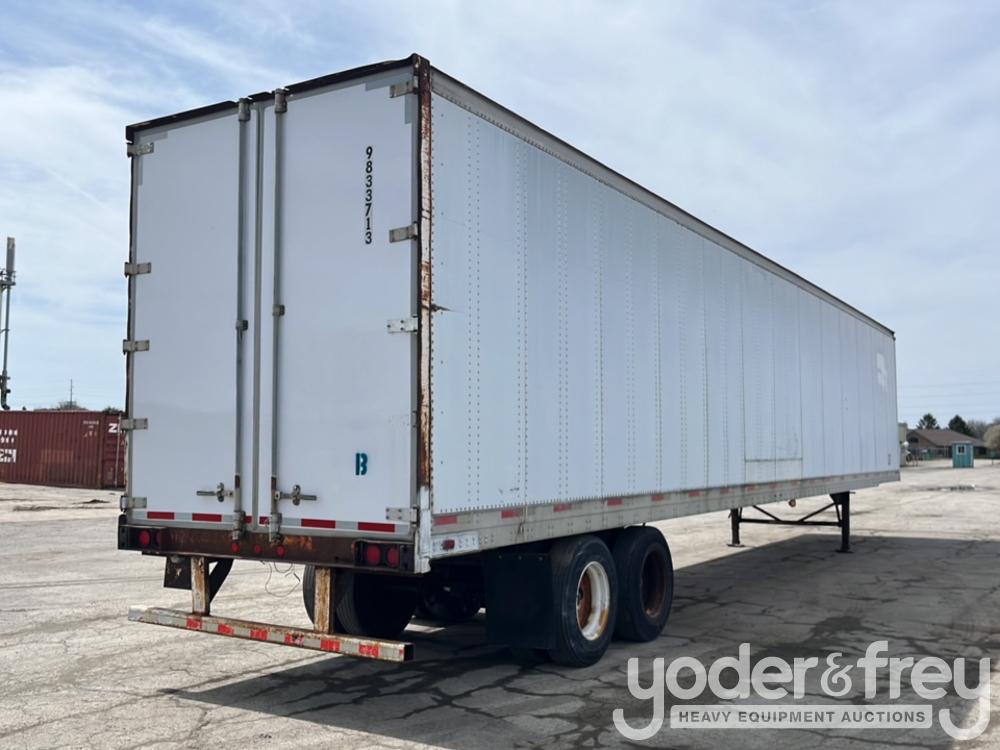 1998 Trailmobile 53' x 102'" Dry Van Swing Door Trailer, 65,000lb GVWR