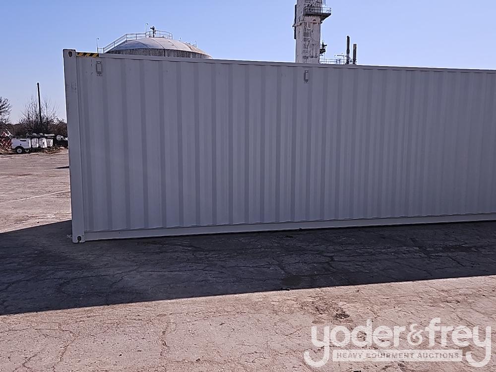 Unused 40' HC Multi Door Container, 4 Side Door, End Door, Lock Box, Side Forklift Pockets