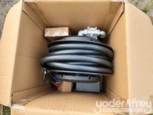 Unused Fuel Boss Dispencer Unit w/ Hose Reel - 12V DC Pumps - 12.5GPM - Hose 40'