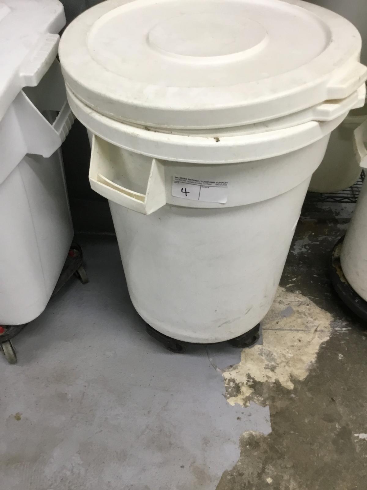 1 WHITE INGRIDIENT TUB