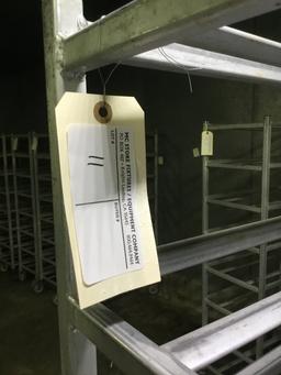 8 shelve wheeled meat rack