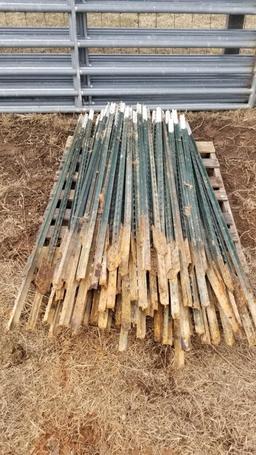 6 ft Gate Post (51 Posts) Lot B