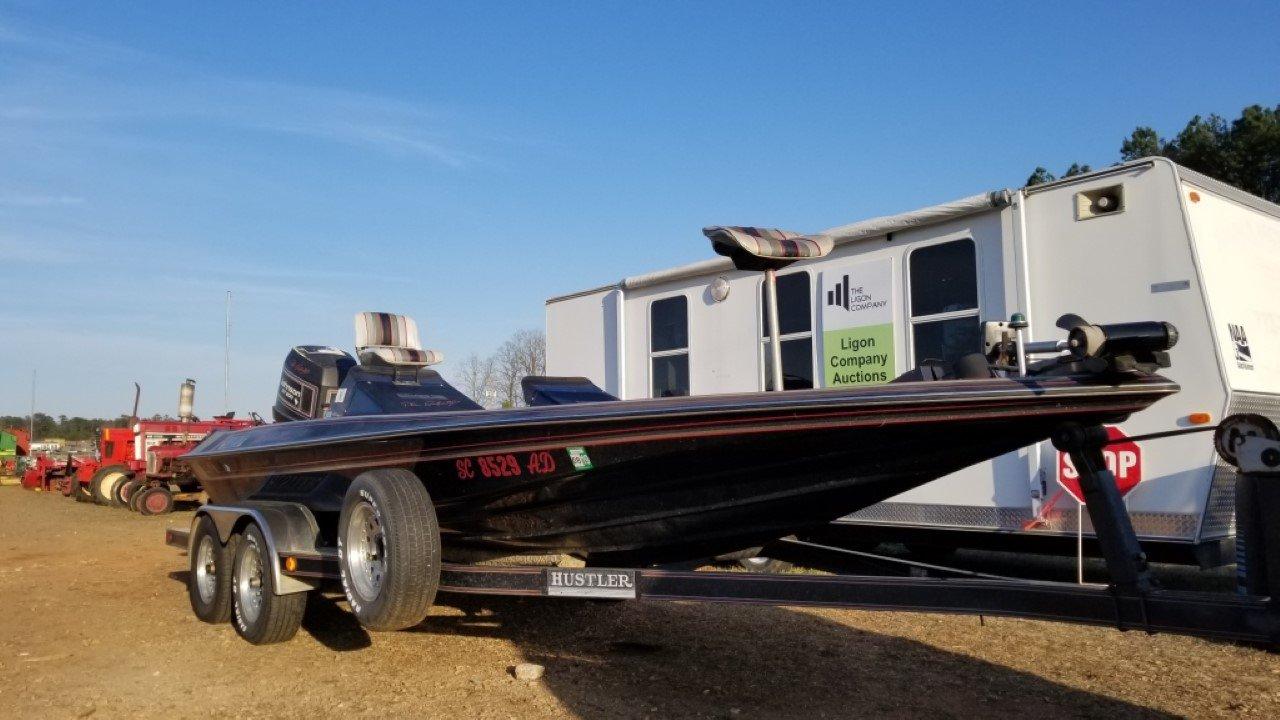 Dale Earnhardt's "Gambler" Bass Boat