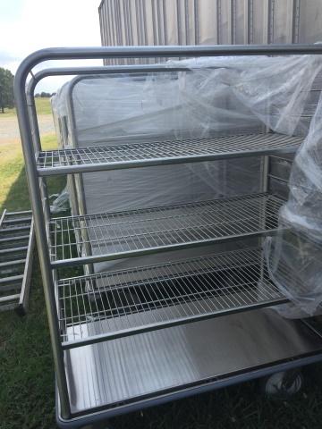 Stainless Steel Rolling Cart 58w x 48h x 21d