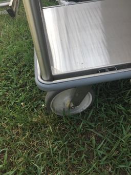 Stainless Steel Rolling Cart 58w x 48h x 21d