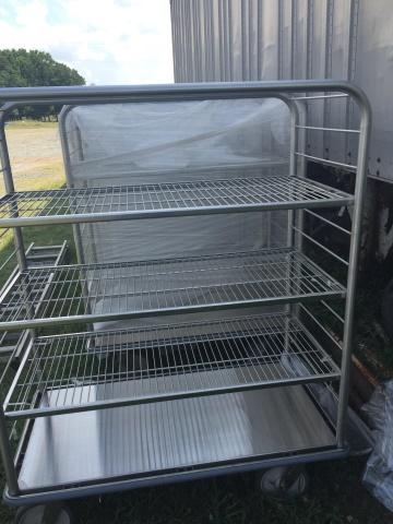 Stainless Steel Rolling Cart 58w x 48h x 21d