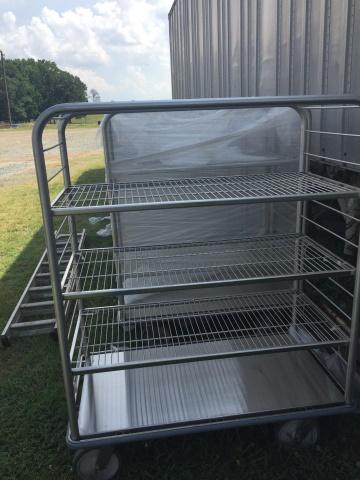 Stainless Steel Rolling Cart 58w x 48h x 21d