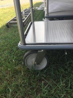 Stainless Steel Rolling Cart 58w x 48h x 21d