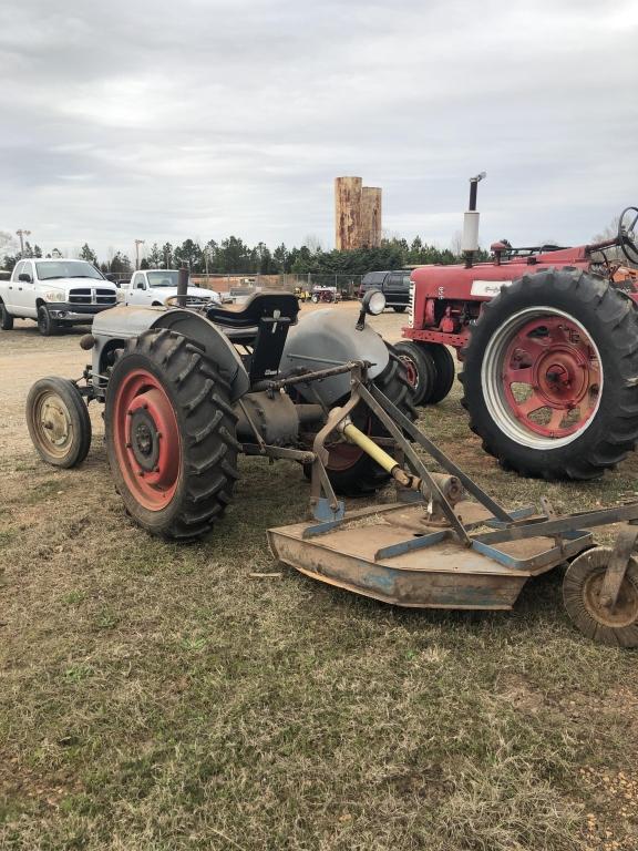 Ford 9N Tractor, Ford Bushhog, Scrape Blade