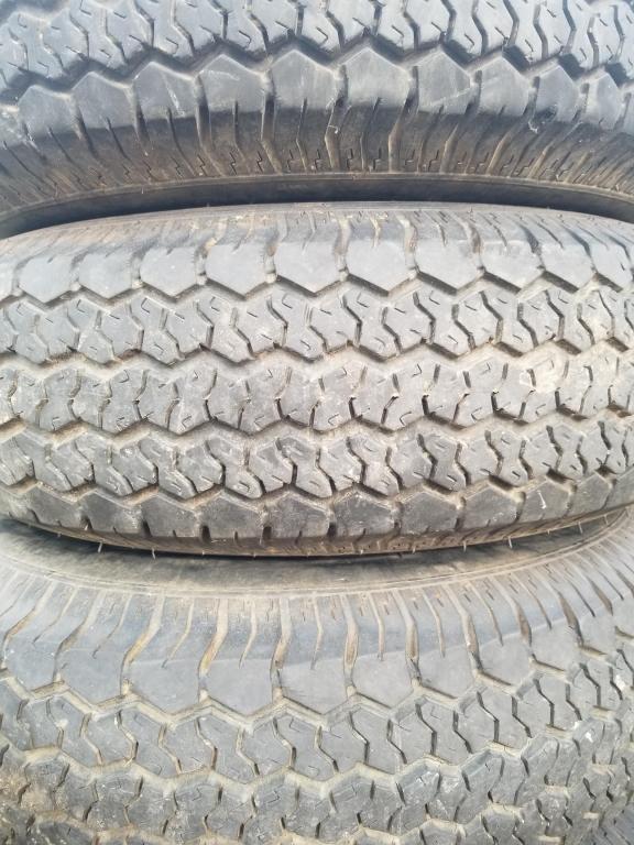 Four Duro ST225/75D15 Tires As Is